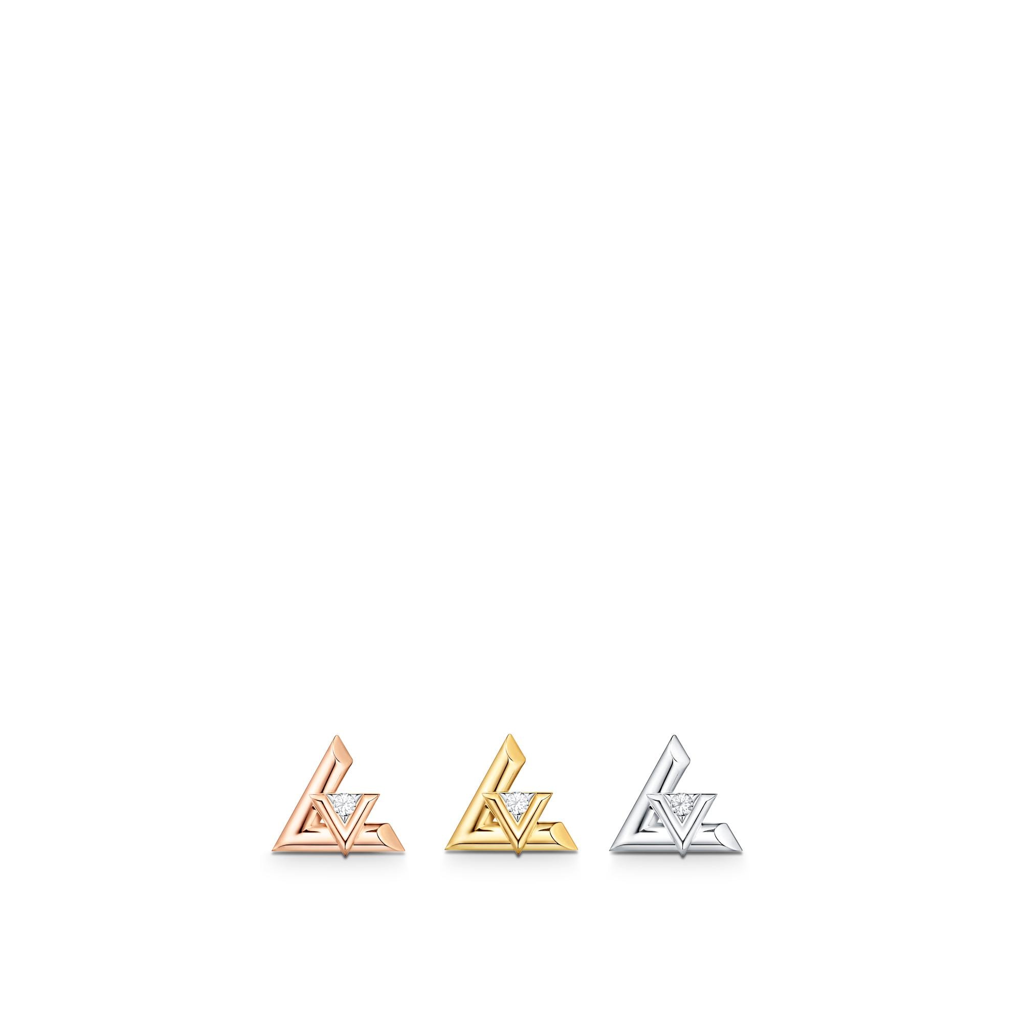 LV Volt One Stud, White Gold And Diamond - Per Unit - Jewelry